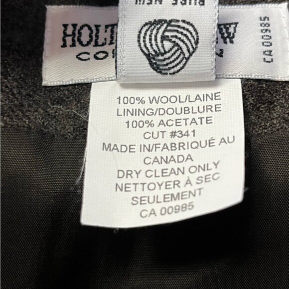 Holt Renfrew Collection Grey 100% Wool Pencil Maxi Business Skirt - Picture 7 of 15